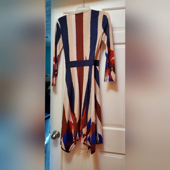 Bcbgmaxazria asymmetrical wrap dress - Picture 2 of 2